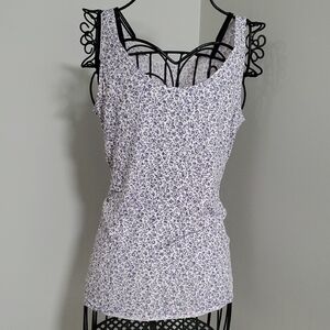 Floral Purple Women's Tank Top